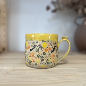 Skodelica rožice rumene cc 3,5 dcl